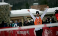 GI4M4753 David Le Pohro, men's division winner of the World Snowshoe Champs in Quebec City.