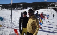 saraandadam Sara Tarkington with fellow Atlas Snow-Shoe Team Member Adam Chase