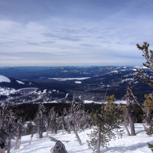 The view from the top of Tumalo Mountain