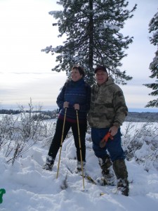 Christmas Day Snowshoeing