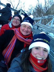 This hat survived the terrifying sled hill in Quebec City