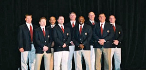 Mark Paulsen (3rd from R) 2002 MSCC award in only the honor's second year.
