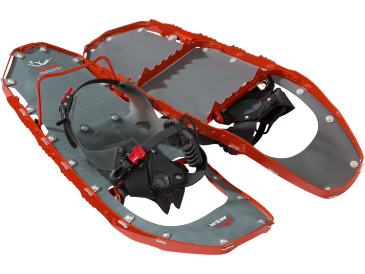 product photo: MSR Lightning Explore snowshoes in orange
