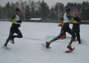 Cody Sears was right on the heels of Joseph St. Cyr in the 400 m. race.