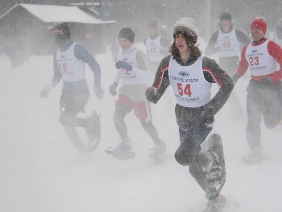 racers at ESWG in lots of snow