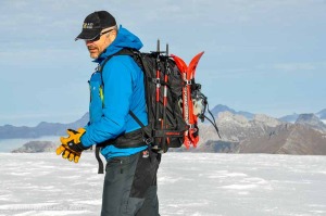 the author on Glacier 3000, Les Diablerets, Swiss Alps this week