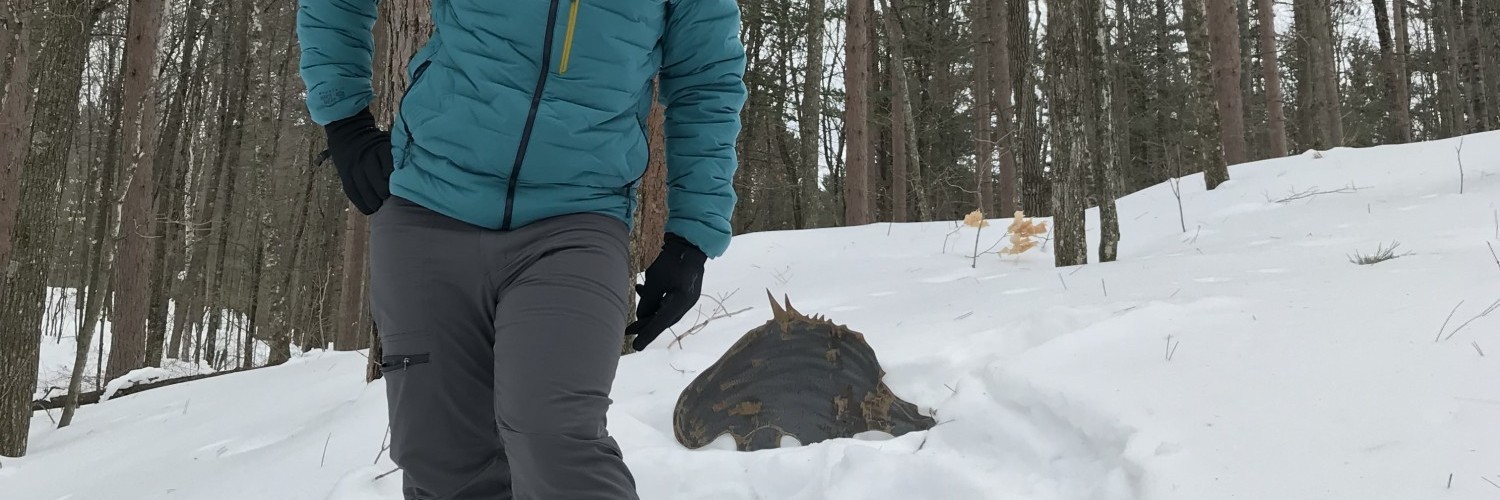 man posing on WI trail
