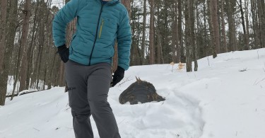 man posing on WI trail