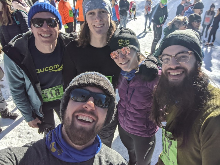 snowshoe mag team at USSSA nationals in Leadville 2020