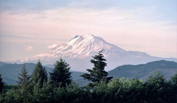 view of Mt Adams, Washington