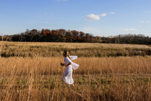 A serendipitous moment of an angel in flight (aka Shae Walker)