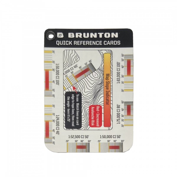new outdoor gear 2021: product photo Brunton navigation reference cards