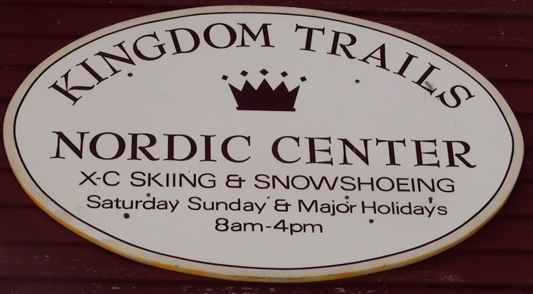 Kingdom Trails Nordic Center sign
