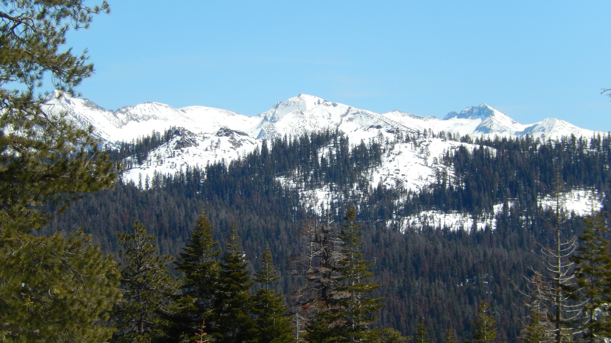 mountain view from Ridge trail, Yosemite, California