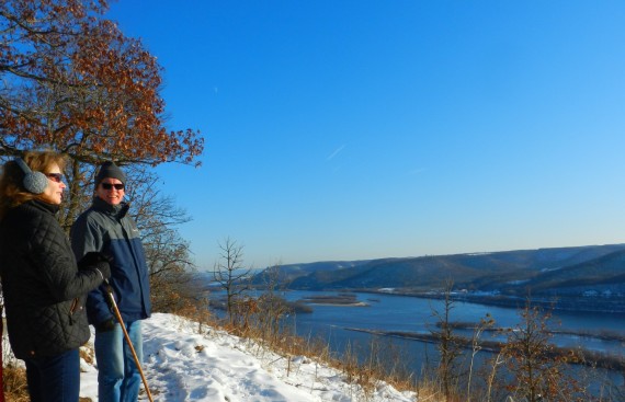 Brady's Bluff- Minnesota- Snowshoeing in Midwest