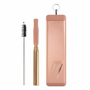 product photo of EcoVessel QuickStraw brush, straw, and carrying case