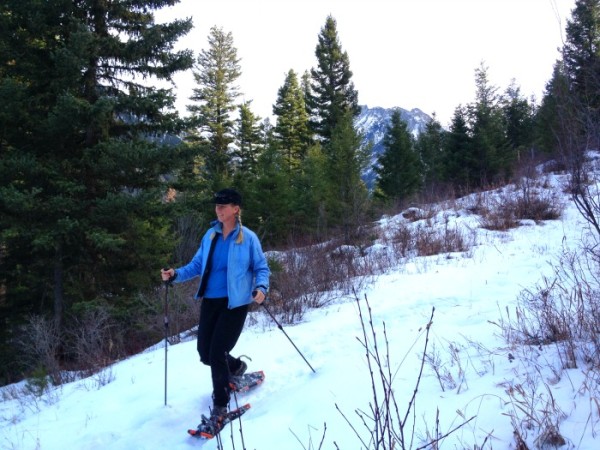 Paradise Valley is paradise for snowshoeing.