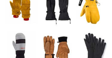 glove compilation of six pairs of gloves