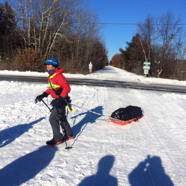 Grant Maughn at the KOC finish, Rice Lake. Photo courtesy Scott W Kummer