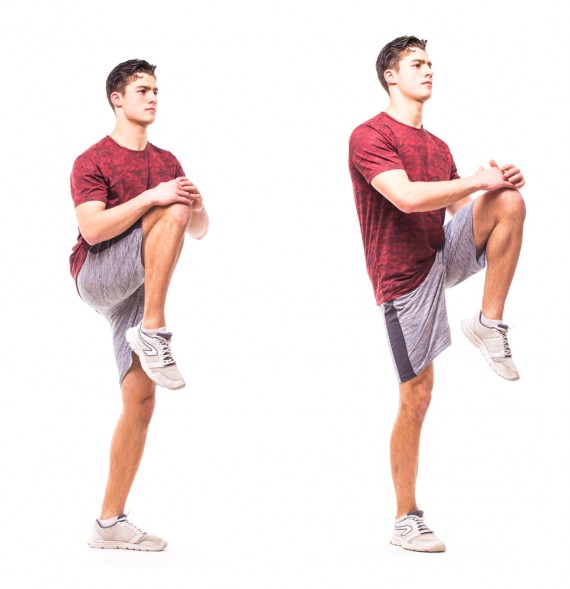 Cable Hip Flexion Exercise