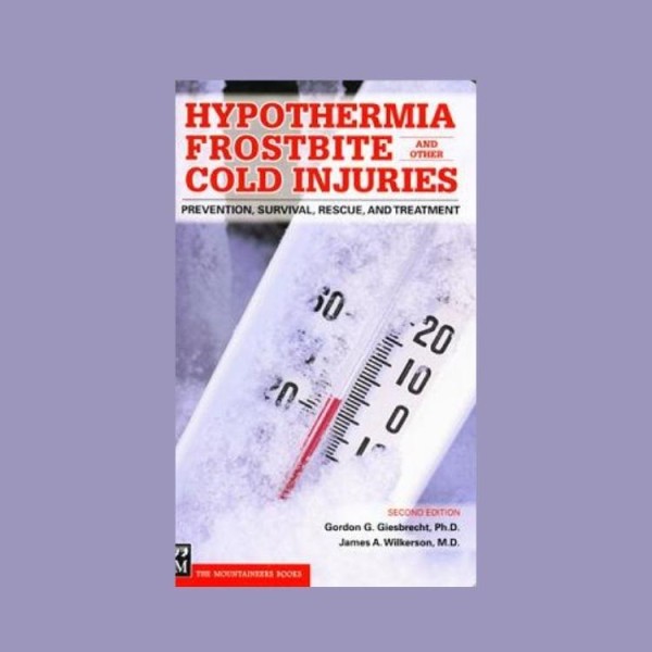product photo: book related to snowshoeing: hypothermia, frostbite, other cold injuries