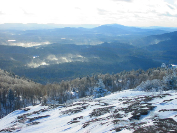 View from the summit of St. Regis. Photo Credit: Tim Moody 