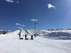 The impressive snow tubing hill at the Frisco Adventure Park is sure to bring a smile to the faces of all ages. 