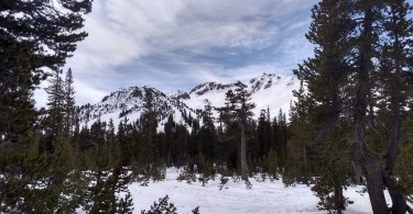 view near Mammoth Mountain, CA