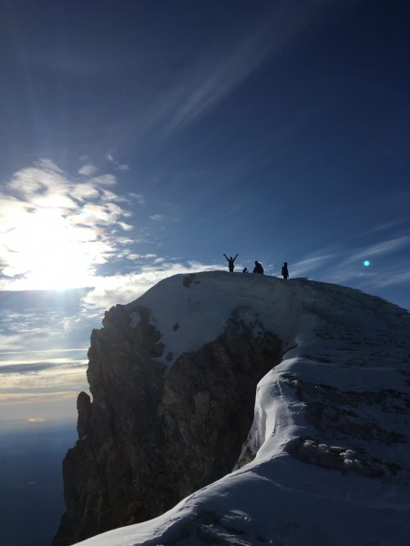 Summiting Mt Hood