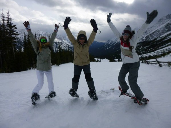 Snowshoeing at Fortress Mountain is beginner friendly and always exciting!