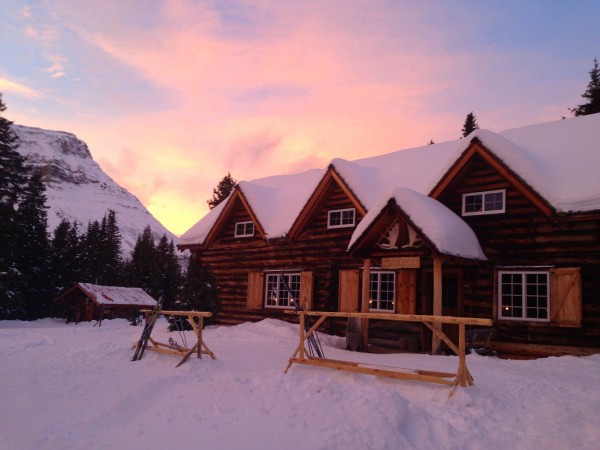 Sunset at Skoki Lodge