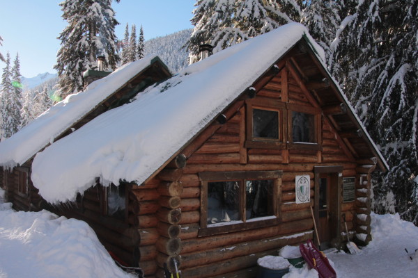 Rustic but comfortable accommodations at Rogers Pass