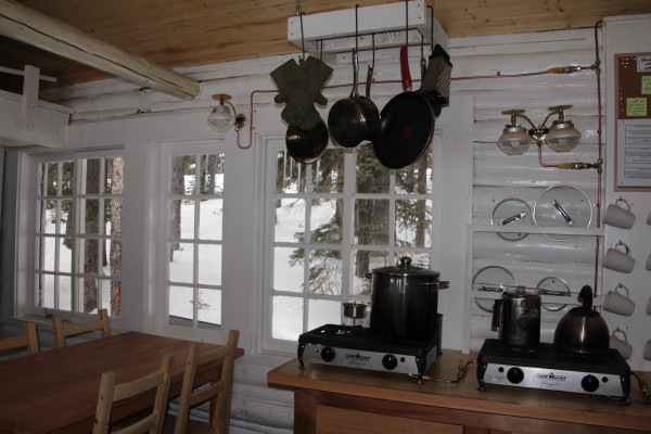 Inside the Alpine Club of Canada's Cameron Lake Cabin