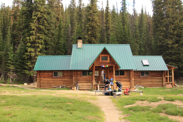 The Stanley Mitchell Hut in summer