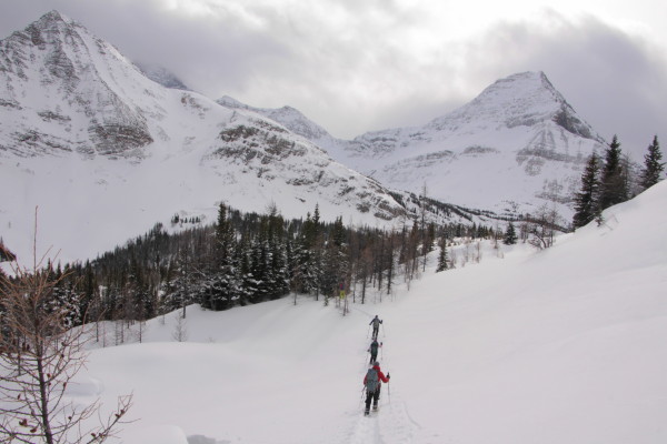 No helicopter is going to take you here at Lake O'Hara