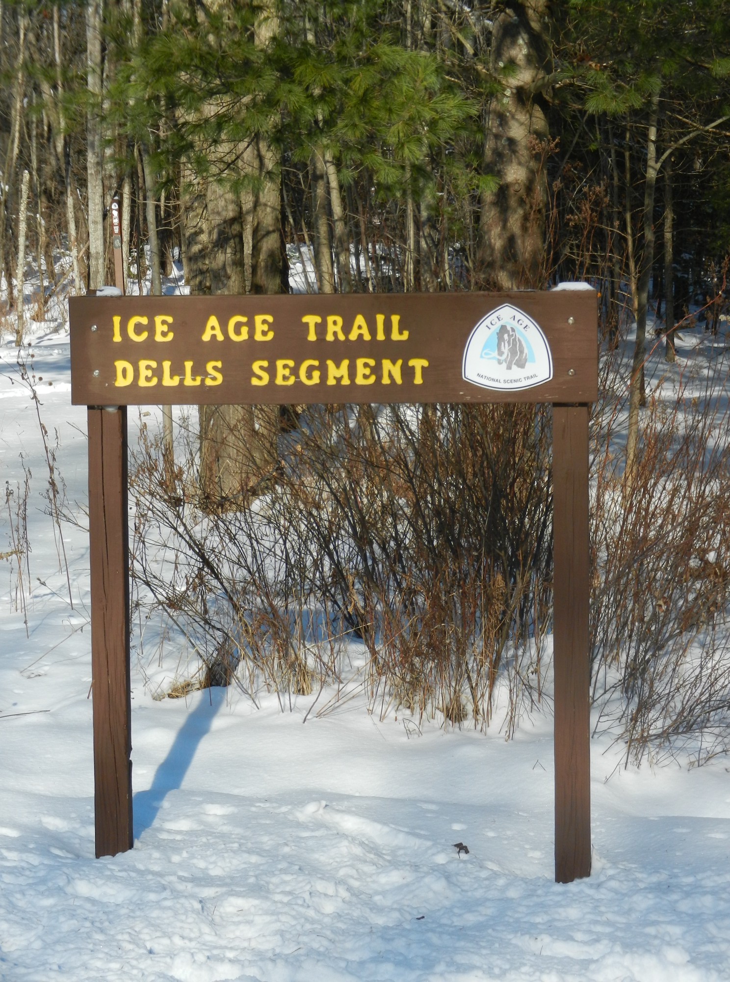 Ice Age Trail Dells Segment sign