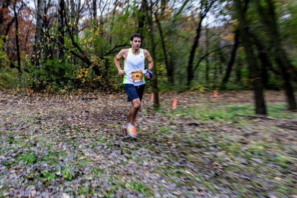 Kurt Keiser set a blistering pace in the 50 mile and finished over an hour ahead of the next competitor (photo by Bryan Cochran)