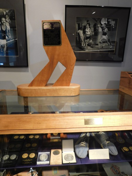 Memorabilia of Steve Prefontaine at Coos Art Museum