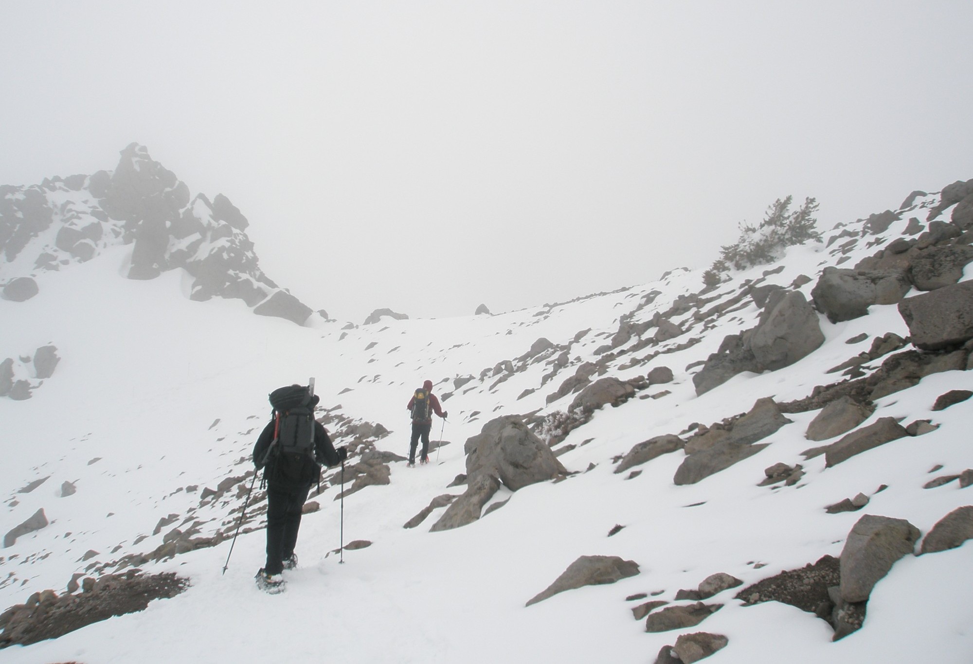 Snowshoe mountaineering