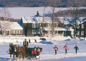 Sleigh rides and Nordic adventures at Mountain Top Inn.