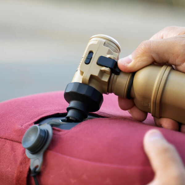 Compact NESTOUT air pump for camping and outdoor gear