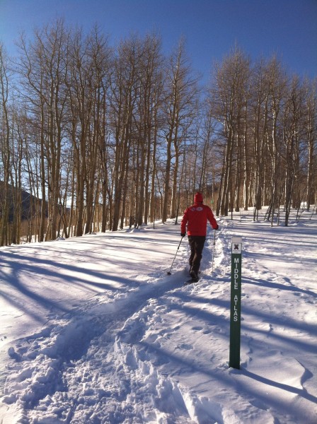 Nate Goldberg knows these trails well. As the nordic sports director of Beaver Creek, he says that even after countless hours spent on all the routes, they never get old. Photo by Kim Fuller. 