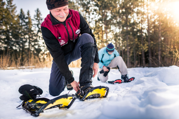 Nine Mile Forest, snowshoeing 01