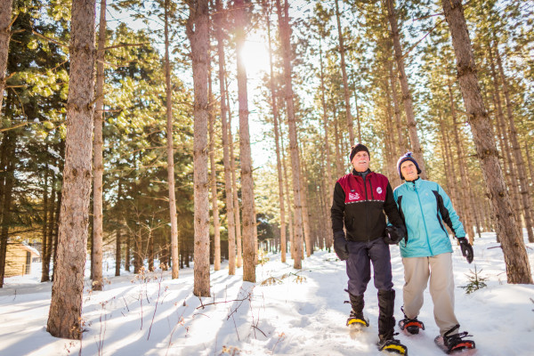 Nine Mile Forest, snowshoeing 09