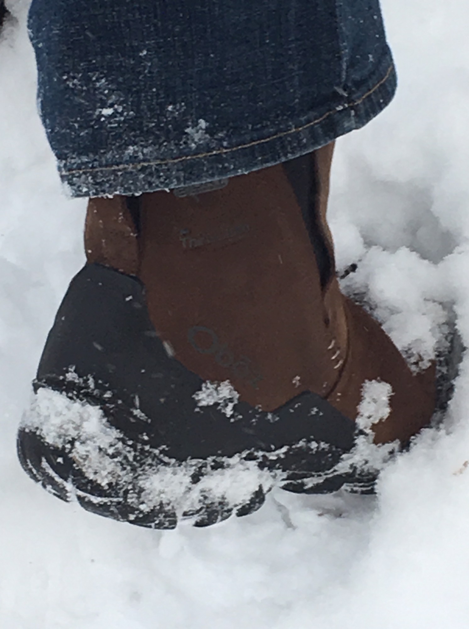Oboz Footwear Review: Big Sky Slip-On Boots close up