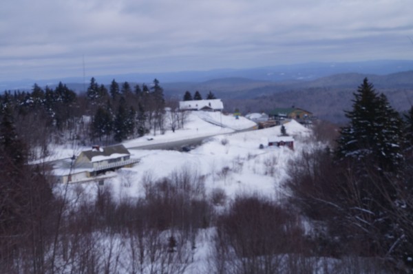 Who needs a 100 mile view from a car when you can get a view of the 100 mile view from the trail?