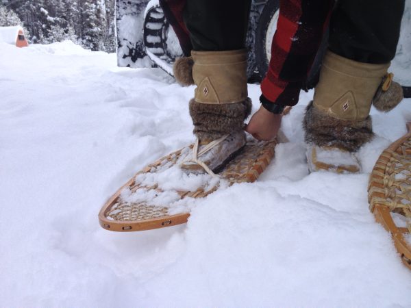 Our guide, Kayla, knew how to handle the powdery snow.