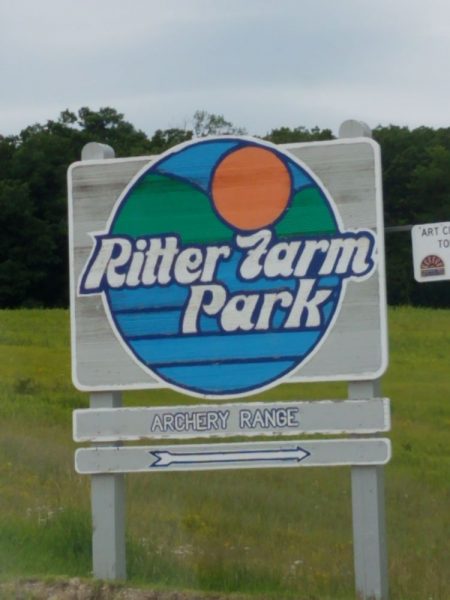 Ritter Farm Park sign