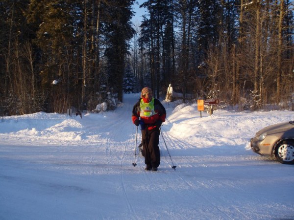 Marron crossing at 2011 Arrowhead before the extreme cold