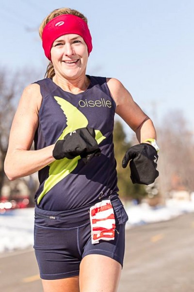 Melissa Gacek with her trademark smile winning the class. Photo by Wayne Kruduba